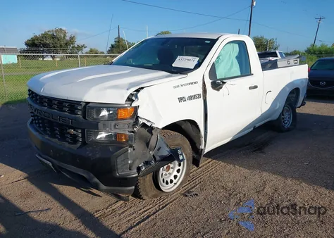 2022 Chevrolet Silverado 1500 Ltd 2Wd Long Bed Wt из США, поврежденный, VIN 3GCNWAEK8NG218520